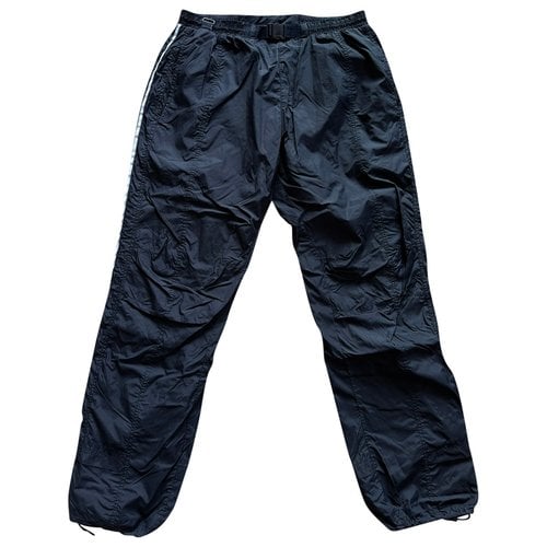 Pre-owned Adidas Originals Trousers In Navy