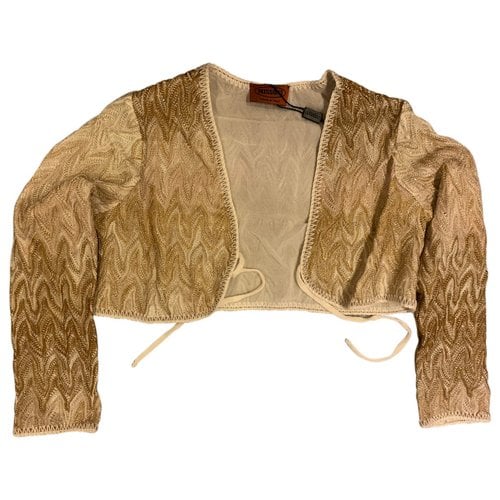 Pre-owned Missoni Knitwear In Gold