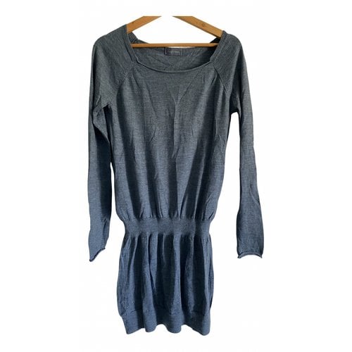 Pre-owned Zadig & Voltaire Wool Dress In Blue