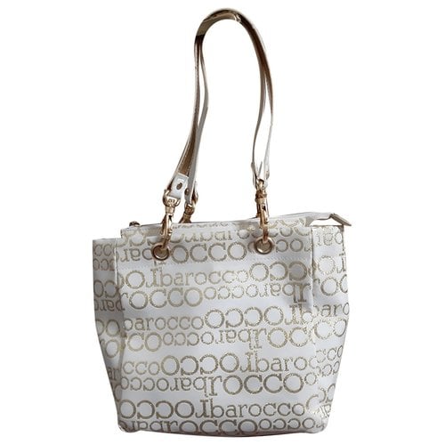 Pre-owned Roccobarocco Leather Handbag In White