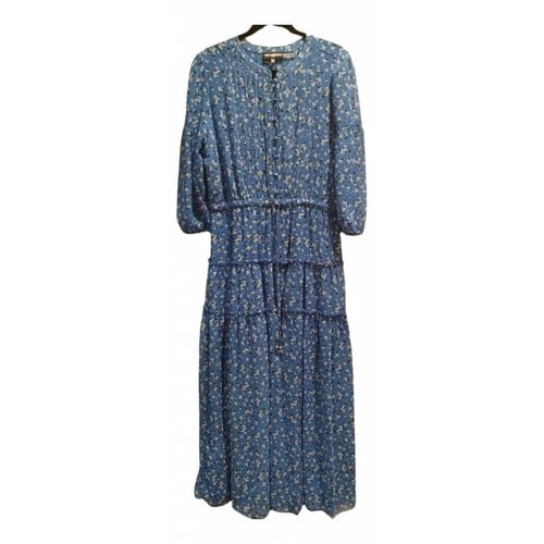 Pre-owned Karl Lagerfeld Maxi Dress In Navy