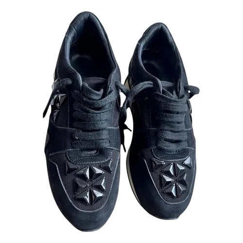 Pre-owned Burberry Trainers In Black