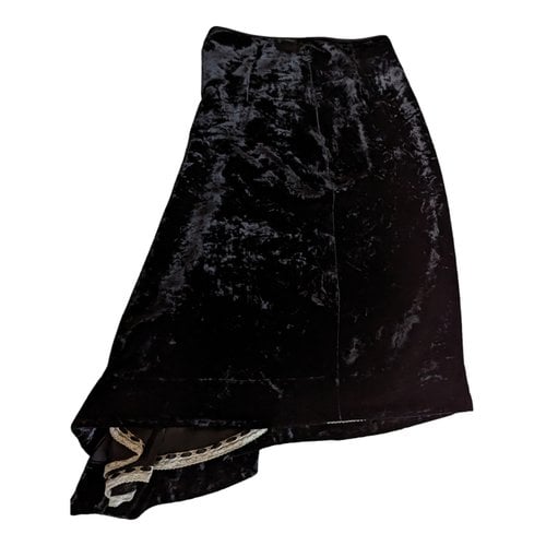 Pre-owned Paul Smith Velvet Mid-length Skirt In Black