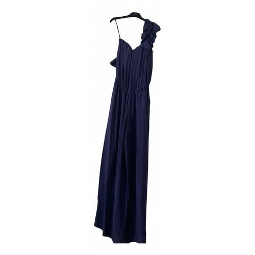 Pre-owned Dsquared2 Silk Jumpsuit In Blue