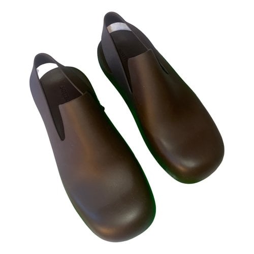 Pre-owned Bottega Veneta Sandals In Brown