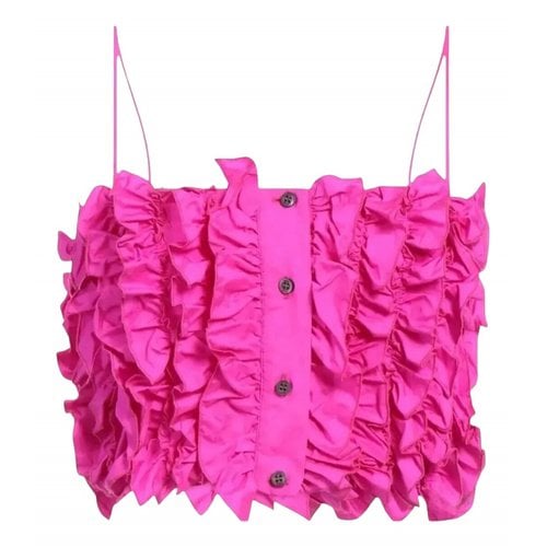 Pre-owned Msgm Camisole In Pink