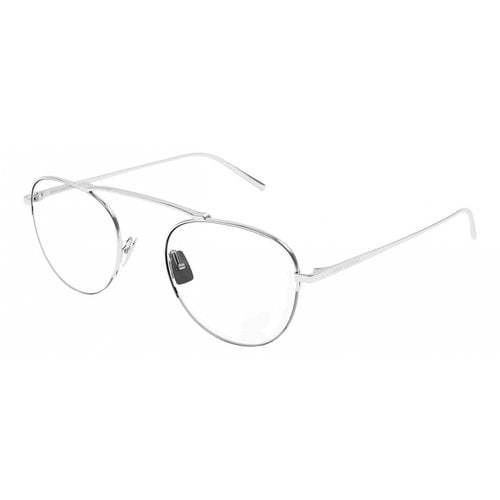 Pre-owned Saint Laurent Aviator Sunglasses In Silver