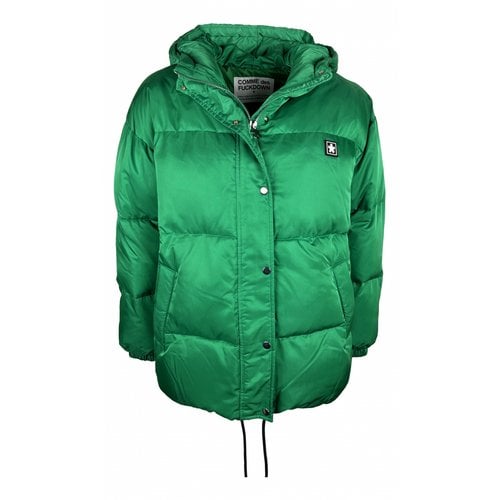 Pre-owned Comme Des Fuckdown Coat In Green