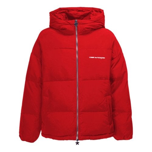 Pre-owned Comme Des Fuckdown Coat In Red