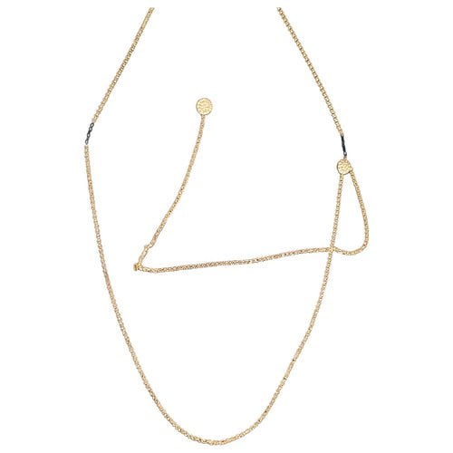 Pre-owned Apm Monaco Silver Necklace In Gold