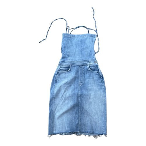 Pre-owned Mother Mmid-length Skirt In Blue