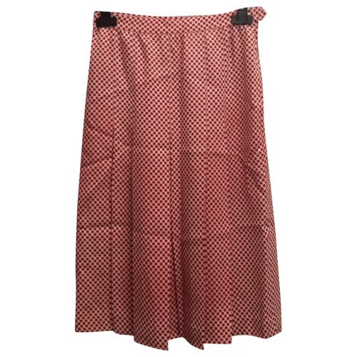 Pre-owned Saint Laurent Mid-length Skirt In Red