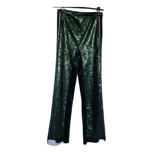 Pre-owned Patrizia Pepe Large Pants In Green