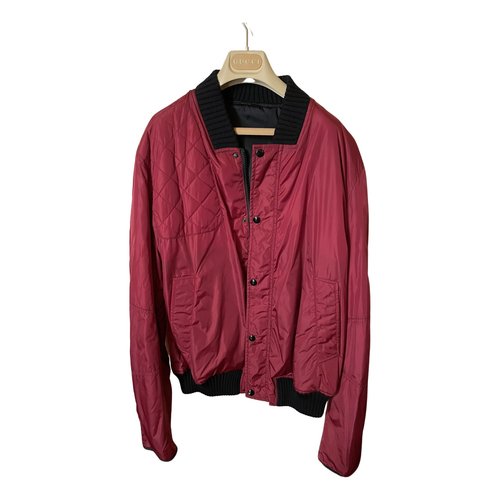 Pre-owned Gucci Jacket In Burgundy