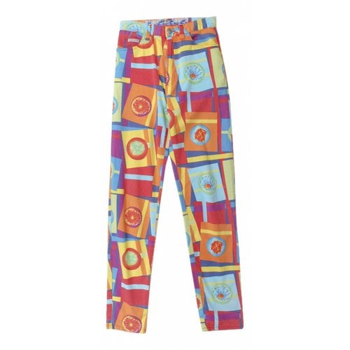 Pre-owned Kenzo Trousers In Multicolour