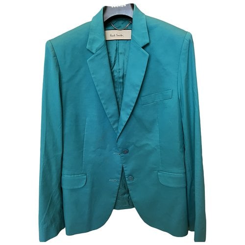 Pre-owned Paul Smith Suit Jacket In Turquoise