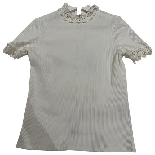 Pre-owned Sandro Top In White