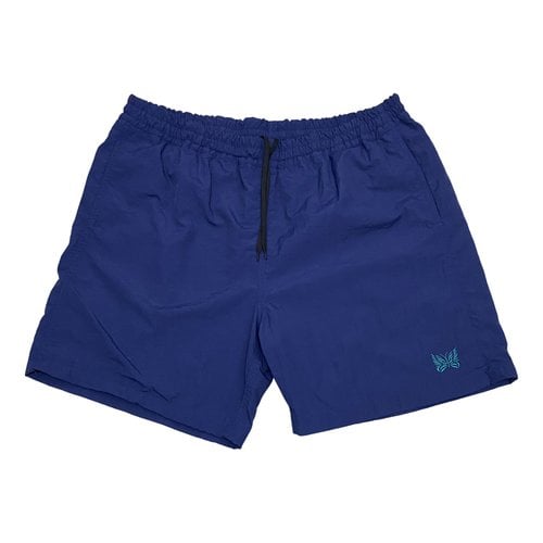 Pre-owned Needles Short In Blue
