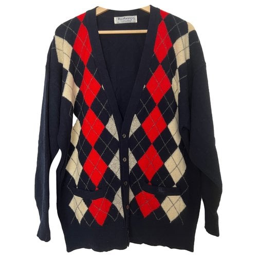 Pre-owned Burberry Wool Cardigan In Multicolour