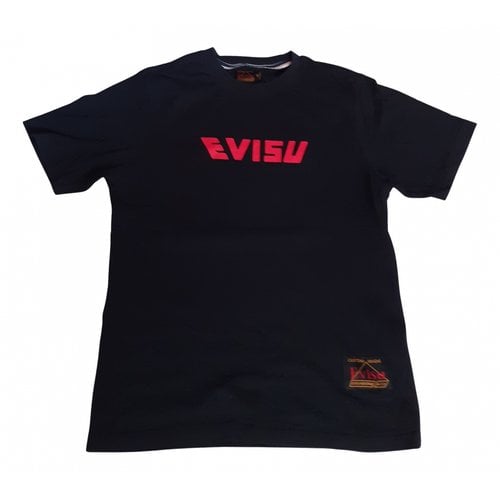 Pre-owned Evisu T-shirt In Black