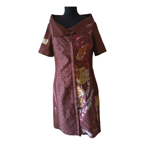 Pre-owned Missoni Silk Mid-length Dress In Multicolour