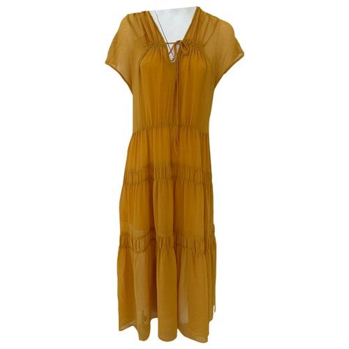 Pre-owned See By Chloé Maxi Dress In Yellow