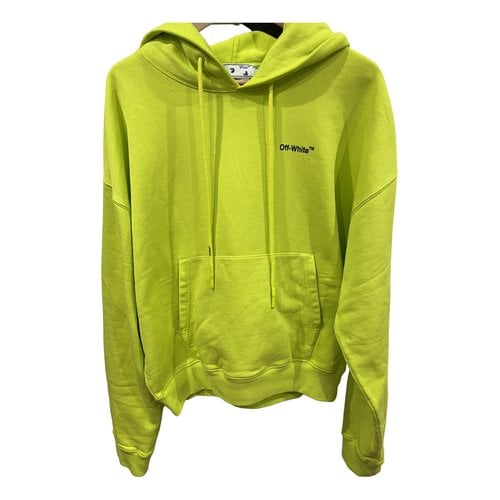 Pre-owned Off-white Sweatshirt In Green