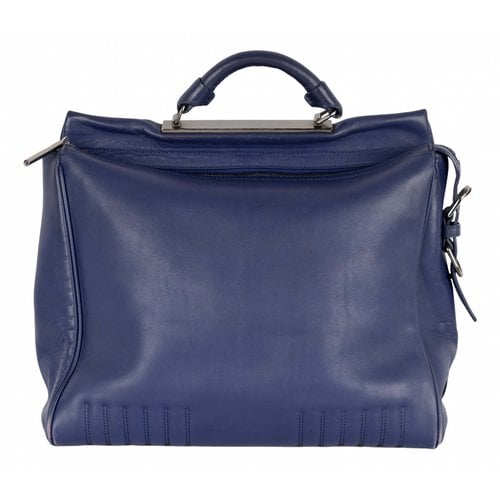 Pre-owned 3.1 Phillip Lim / フィリップ リム Leather Satchel In Blue