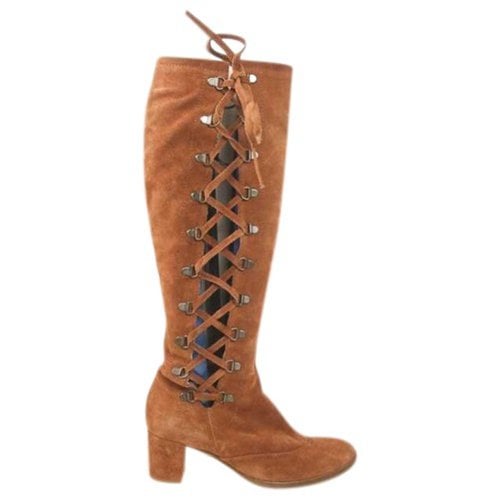 Pre-owned Marc Jacobs Boots In Brown