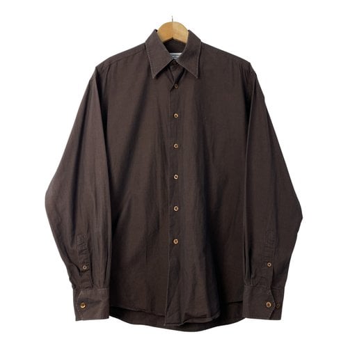 Pre-owned Saint Laurent Shirt In Brown