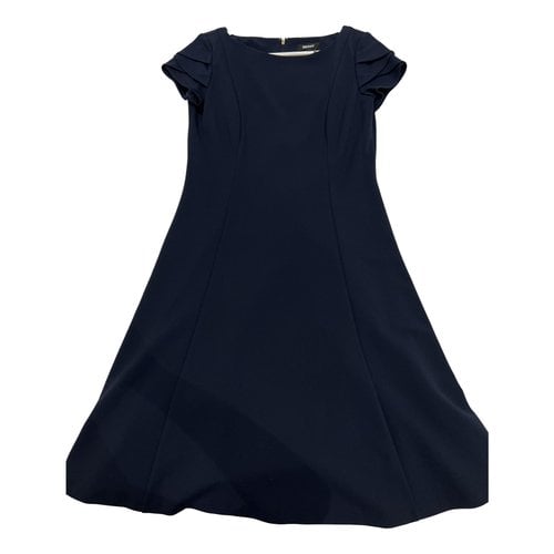 Pre-owned Dkny Mid-length Dress In Navy