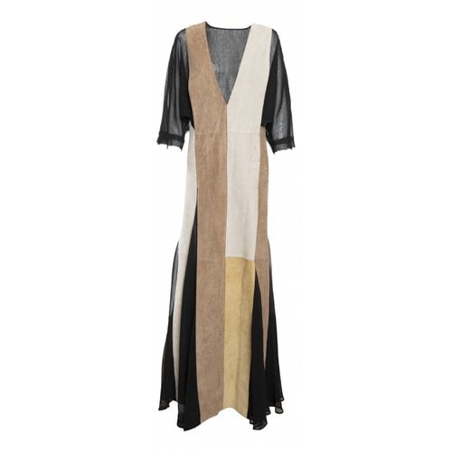 Pre-owned Loewe Maxi Dress In Multicolour