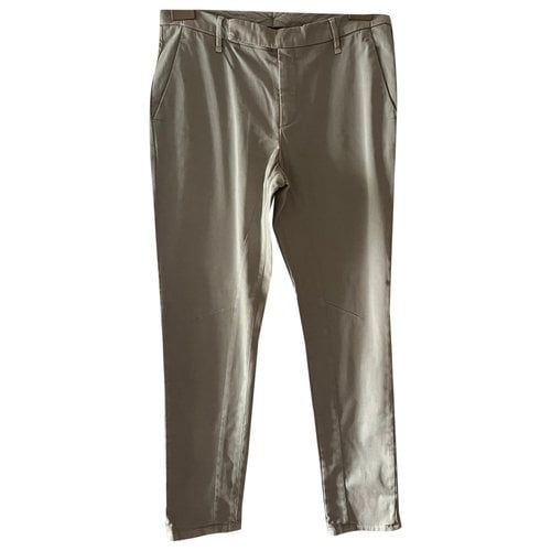 Pre-owned Brunello Cucinelli Slim Pants In Grey