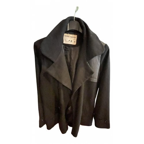 Pre-owned Henrik Vibskov Wool Jacket In Black