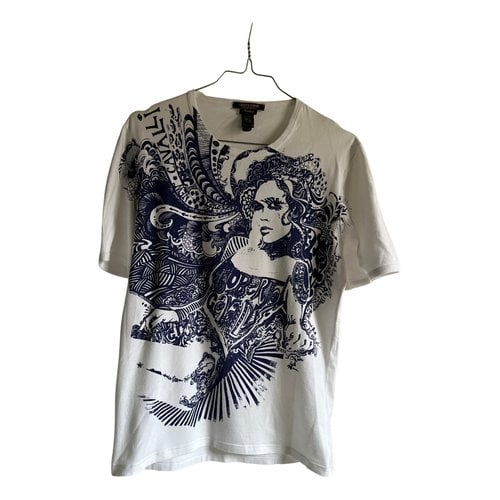 Pre-owned Roberto Cavalli T-shirt In White