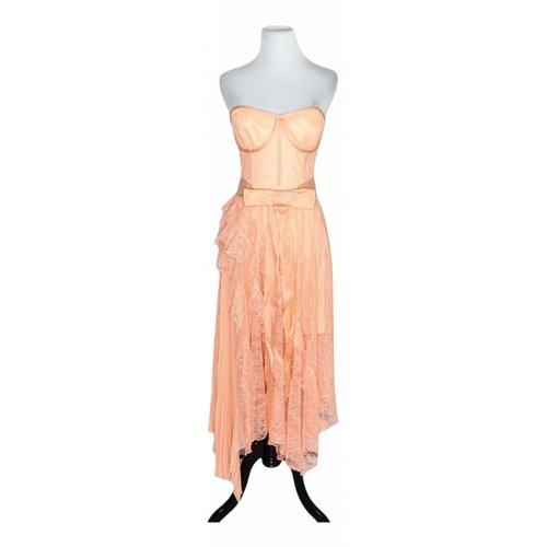 Pre-owned Alice And Olivia Mid-length Dress In Orange