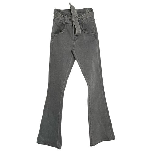 Pre-owned Veronica Beard Jeans In Grey