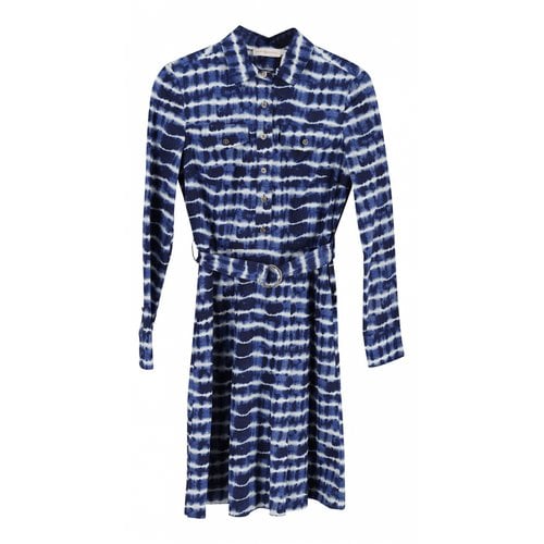 Pre-owned Tory Burch Mid-length Dress In Blue