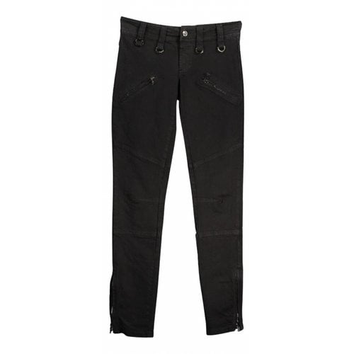 Pre-owned John Galliano Trousers In Black