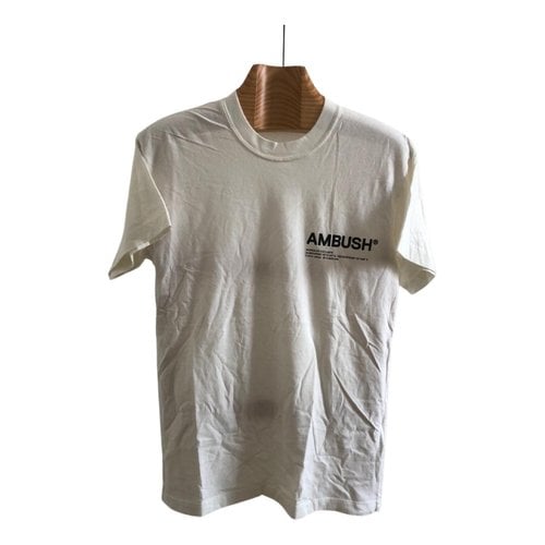 Pre-owned Ambush T-shirt In White