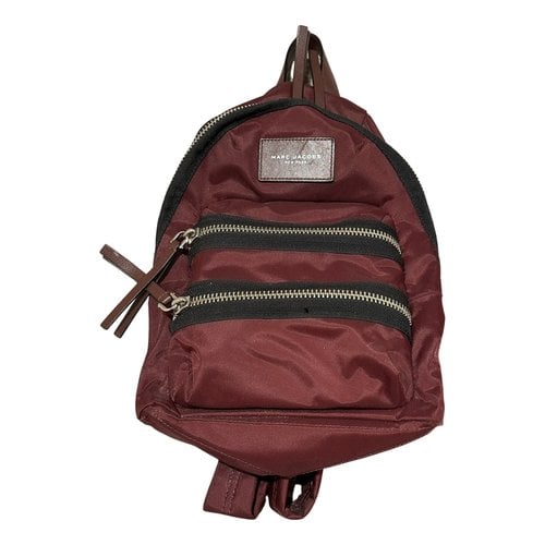Pre-owned Marc Jacobs Backpack In Burgundy