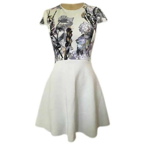 Pre-owned Ted Baker Mini Dress In Green