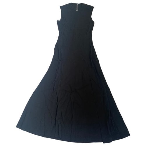 Pre-owned Another Tomorrow Antomorrow Mid-length Dress In Black