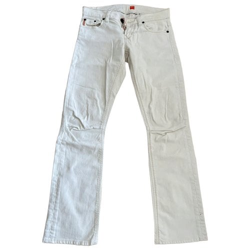 Pre-owned Hugo Boss Jeans In White