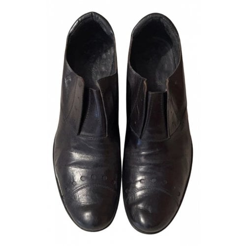 Pre-owned Marsèll Leather Flats In Black