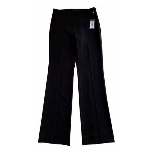 Pre-owned Emporio Armani Large Pants In Black
