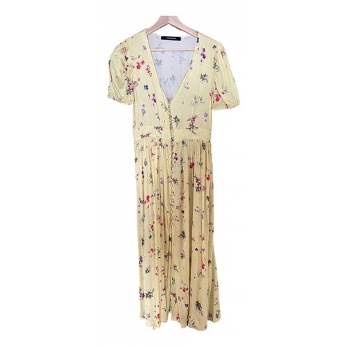 Pre-owned The Andamane Mid-length Dress In Yellow