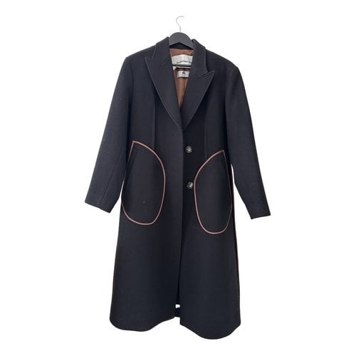 Pre-owned Andersson Bell Cashmere Coat In Navy