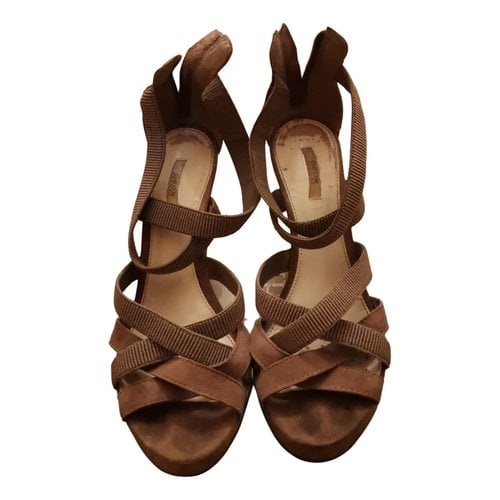 Pre-owned Geox Sandals In Brown
