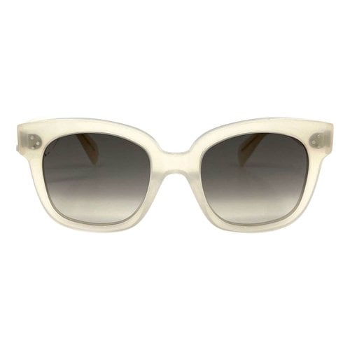 Pre-owned Celine Sunglasses In White